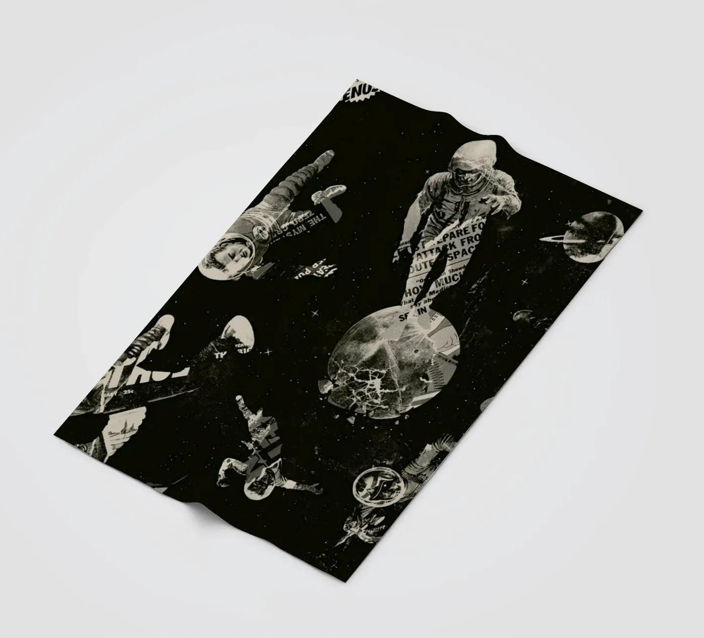 Infinity Space Print fleecedeken van Matheus Lopes Castro