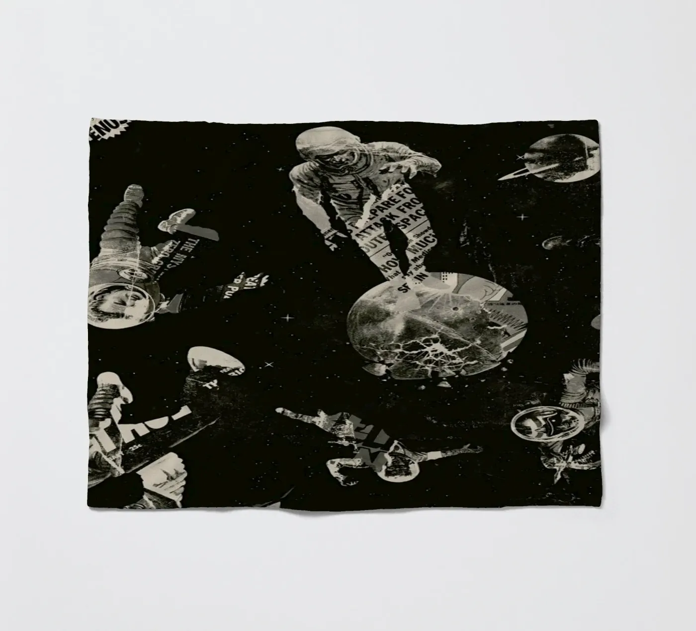 Infinity Space Print fleecedeken van Matheus Lopes Castro