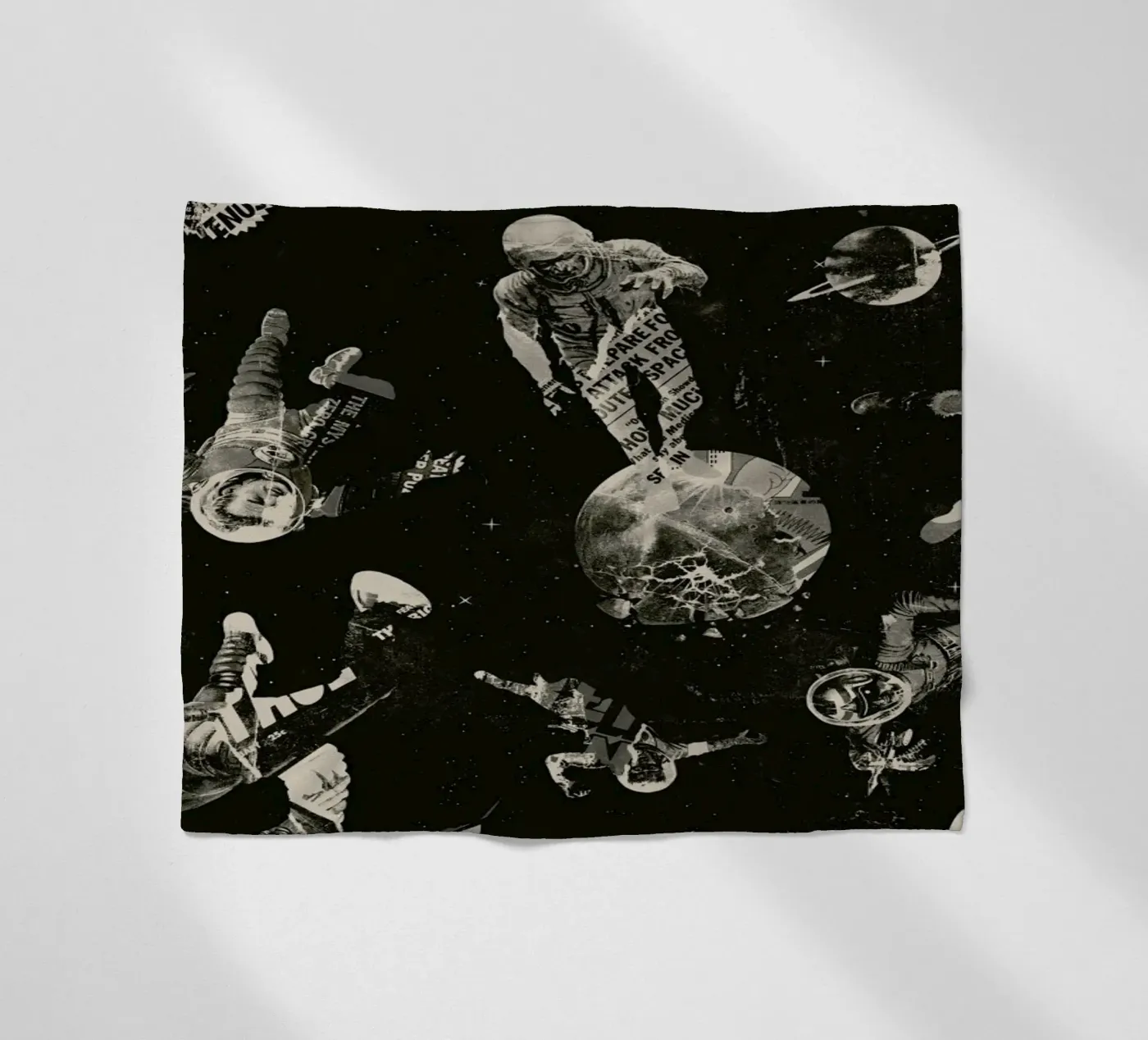 Infinity Space Print fleecedeken van Matheus Lopes Castro