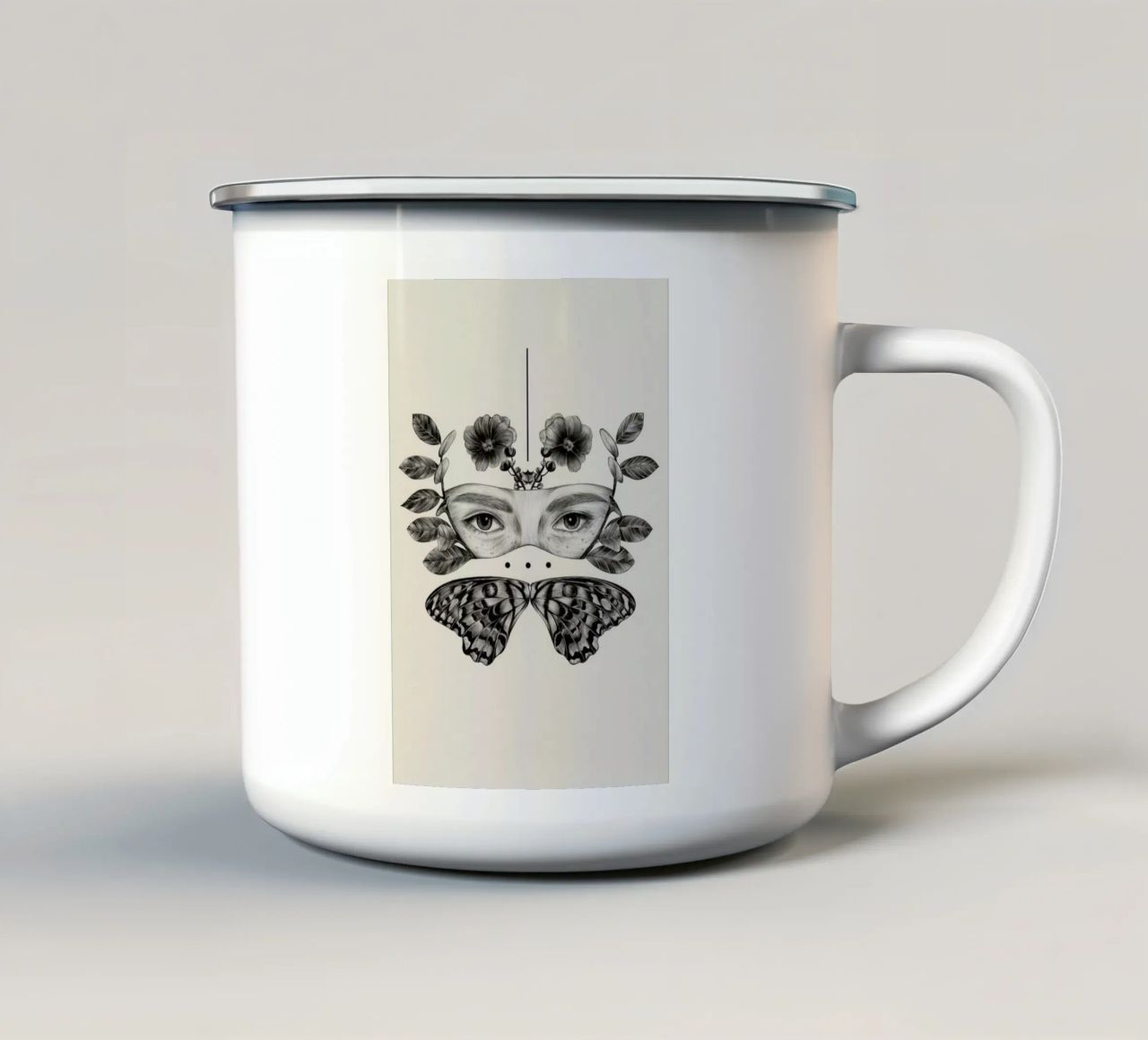 You Clipped Me 1 tazza in smalto da The White Deer