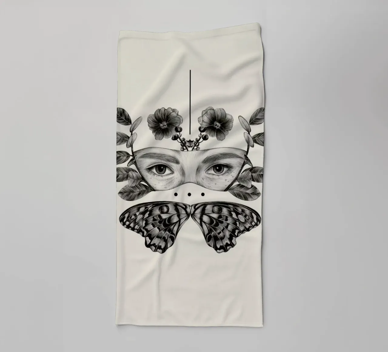 You Clipped Me 1 asciugamano da bagno da The White Deer
