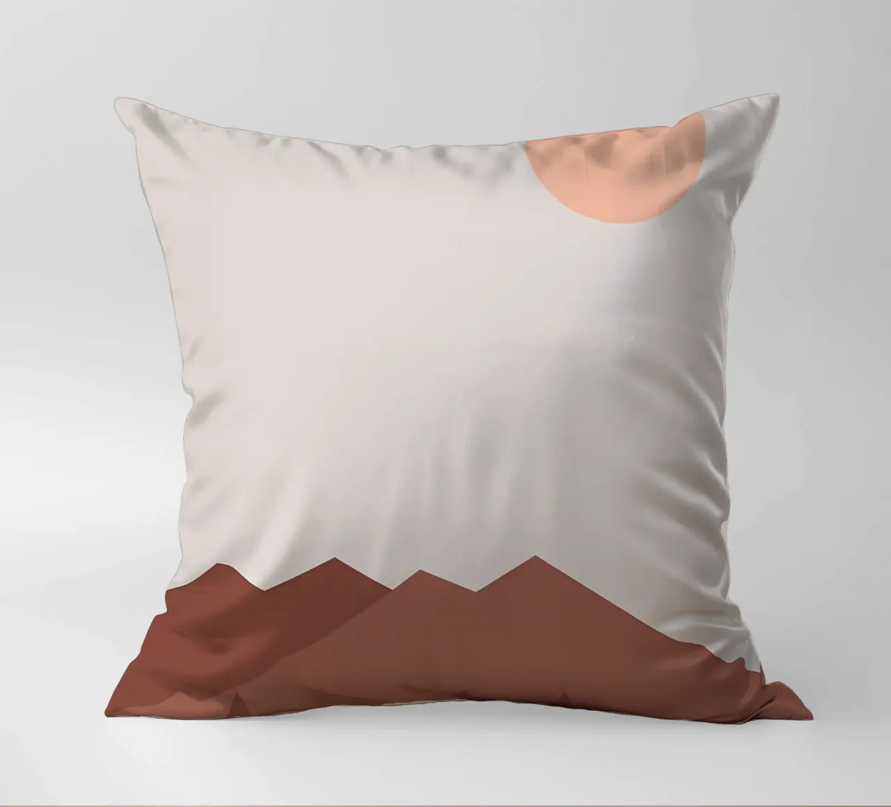 Bohemian Art Landscape Sun decorative cushion by Bartosz Powalka