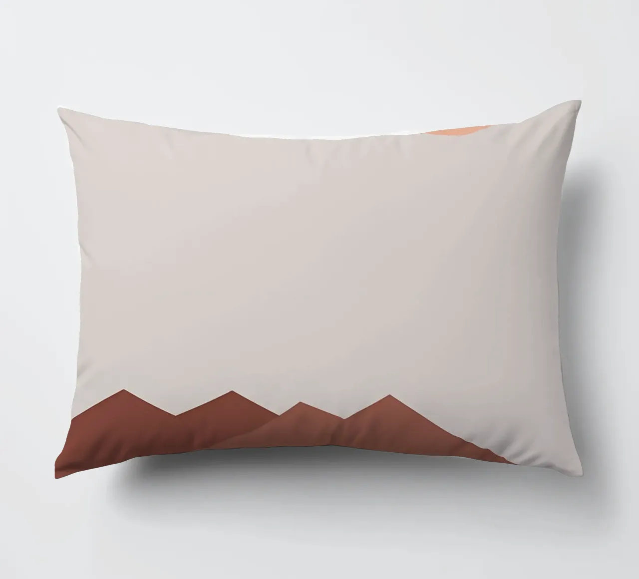Bohemian Art Landscape Sun decorative cushion by Bartosz Powalka