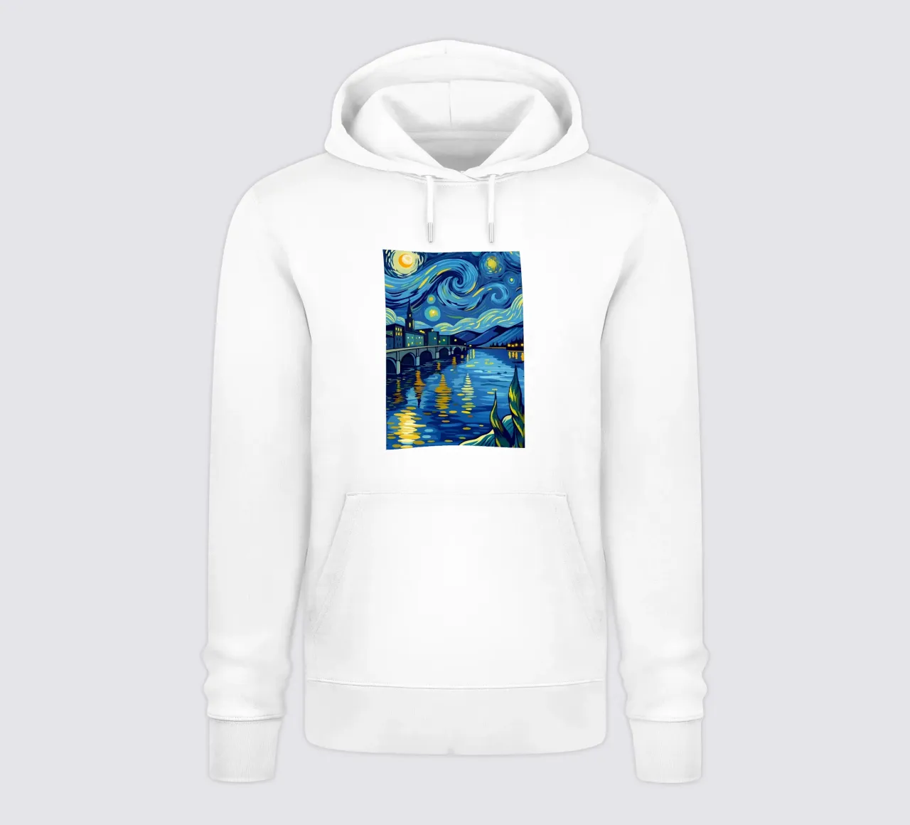 Decorazione Van Gogh felpa con cappuccio da Adrian Patel