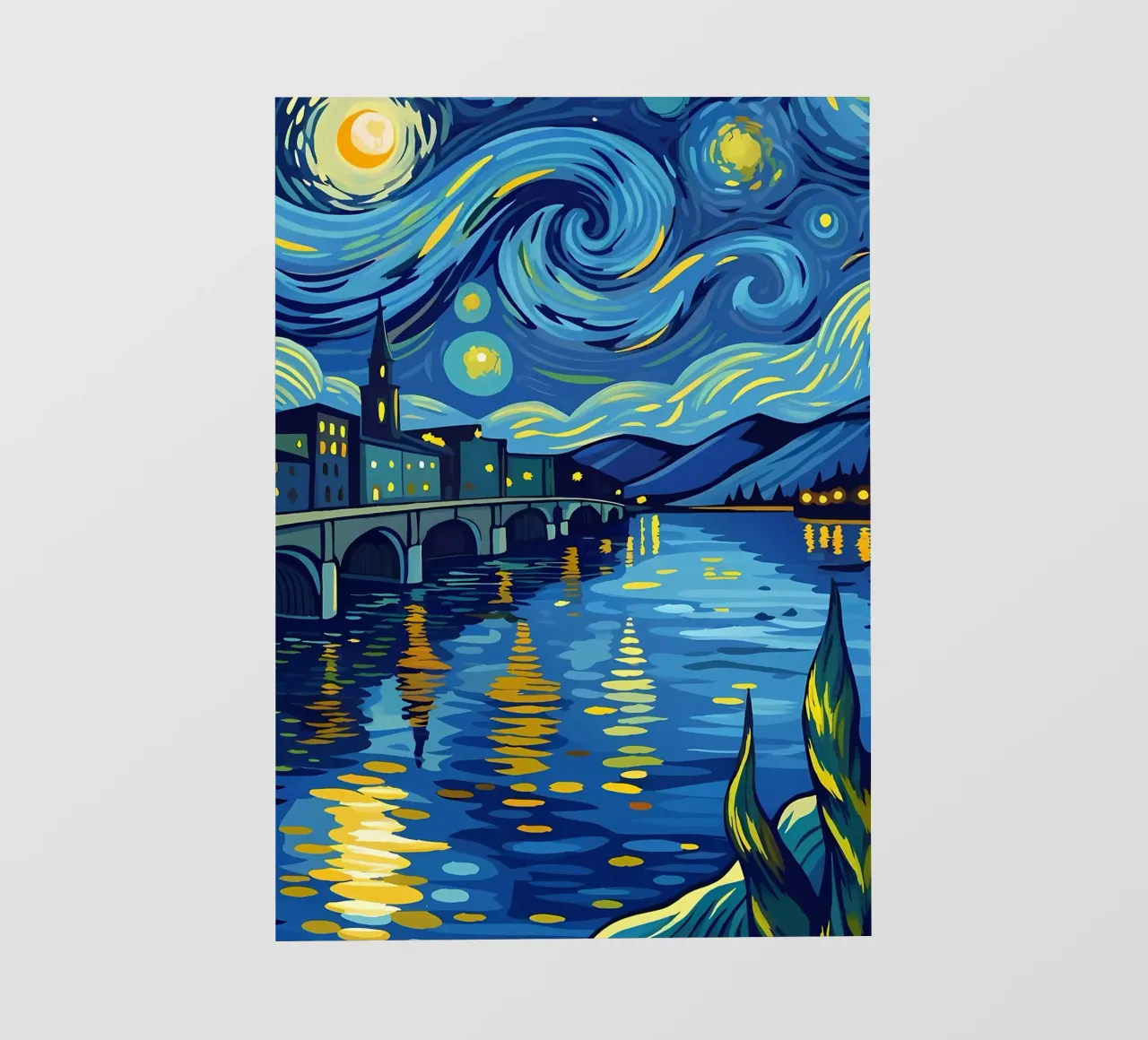 Decorazione Van Gogh telo in pvc da Adrian Patel