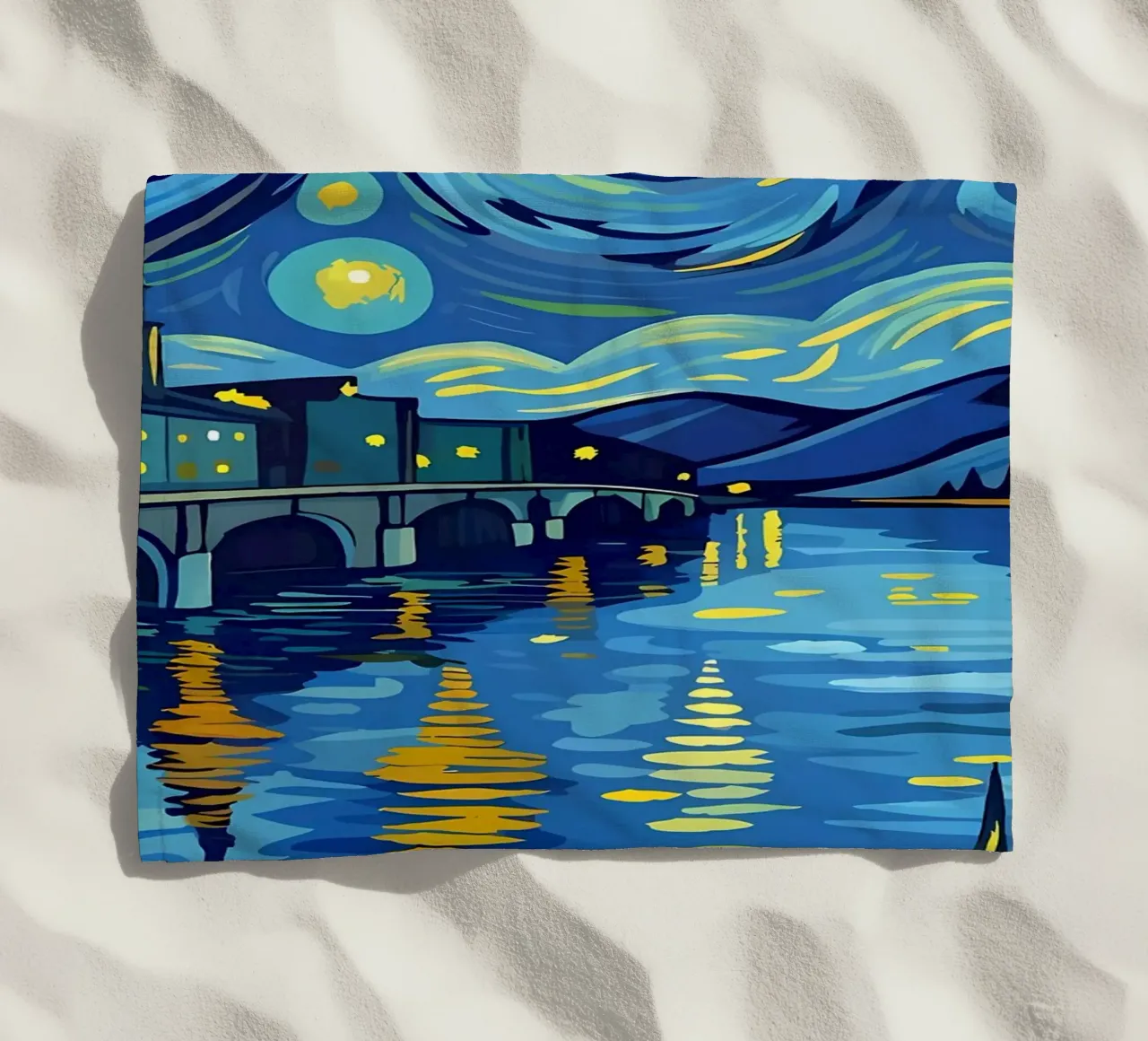 Decorazione Van Gogh telo mare da Adrian Patel