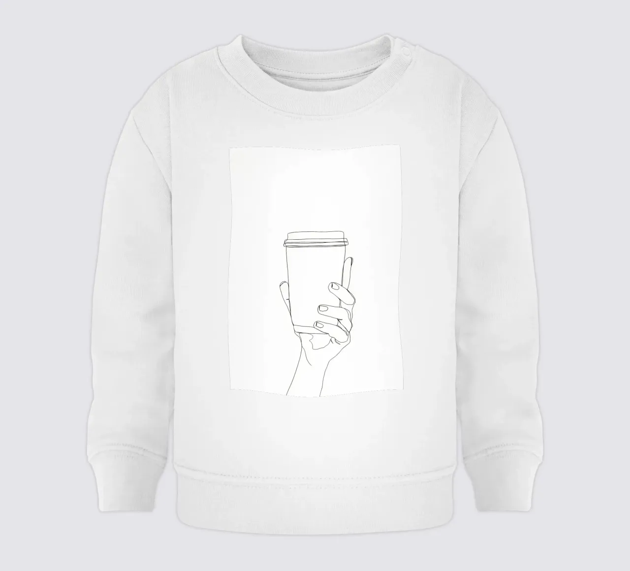 Caffè Cupr felpa neonato da Aiden Garcia