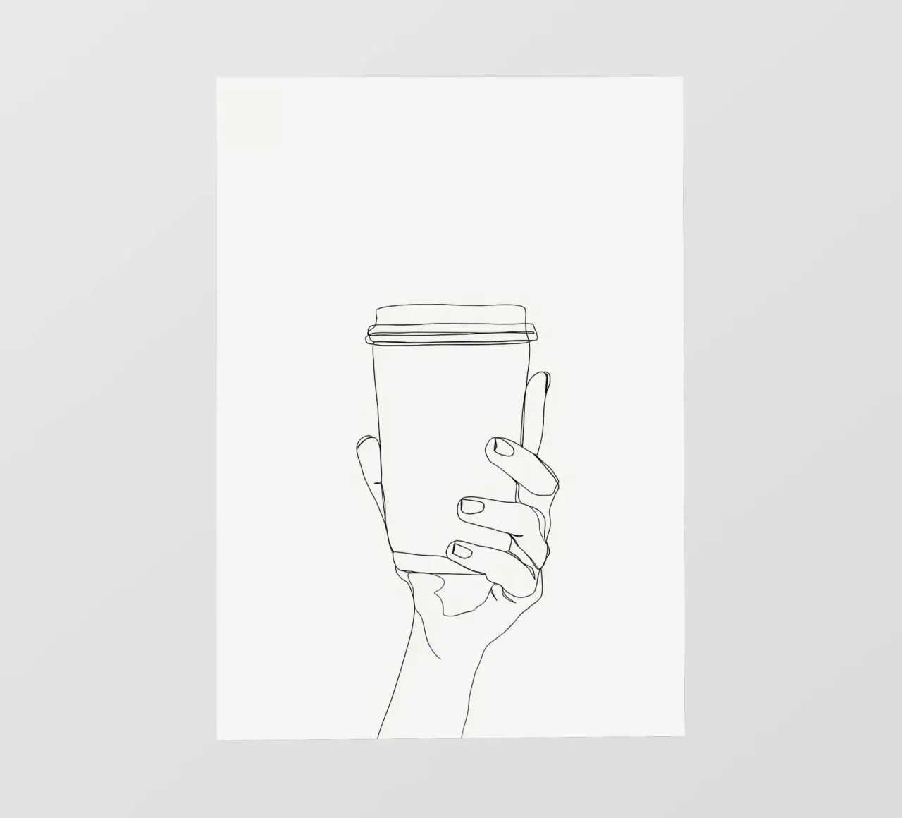 Caffè Cupr telo in pvc da Aiden Garcia