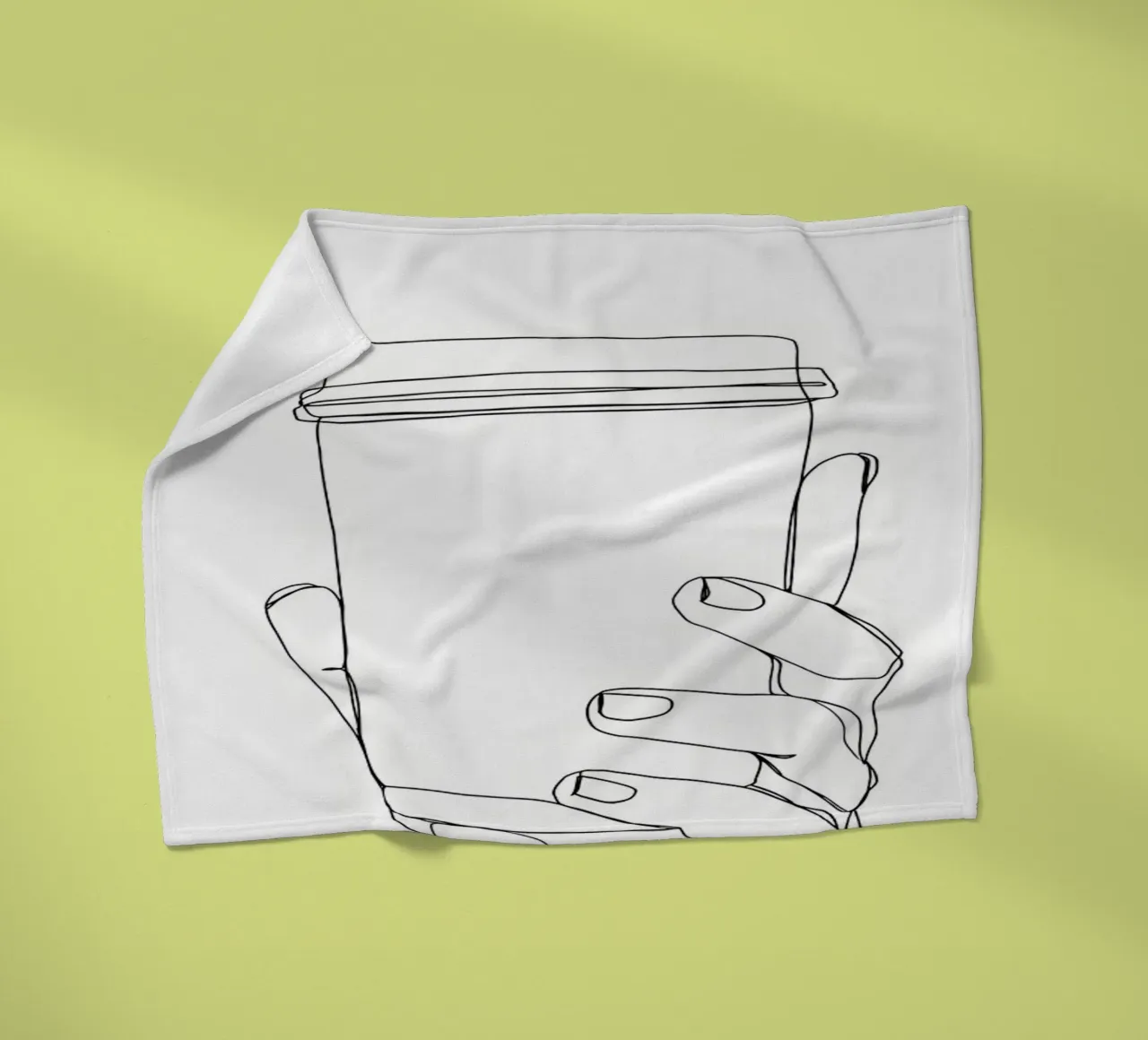 Caffè Cupr coperta in pile da Aiden Garcia