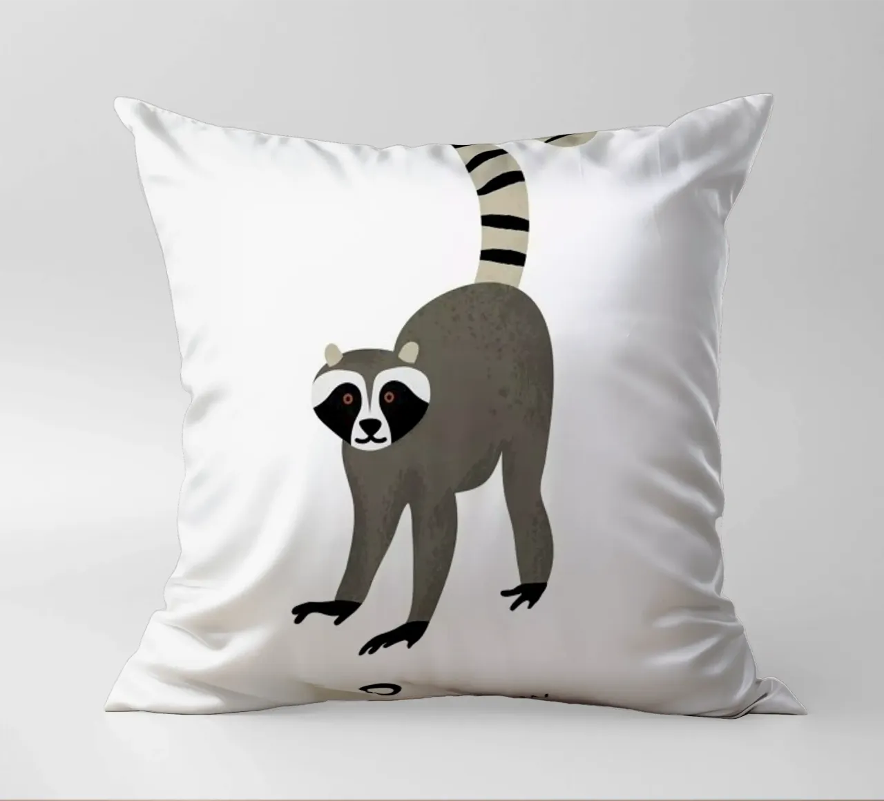 Raccoon cuscino da Little Flourishes