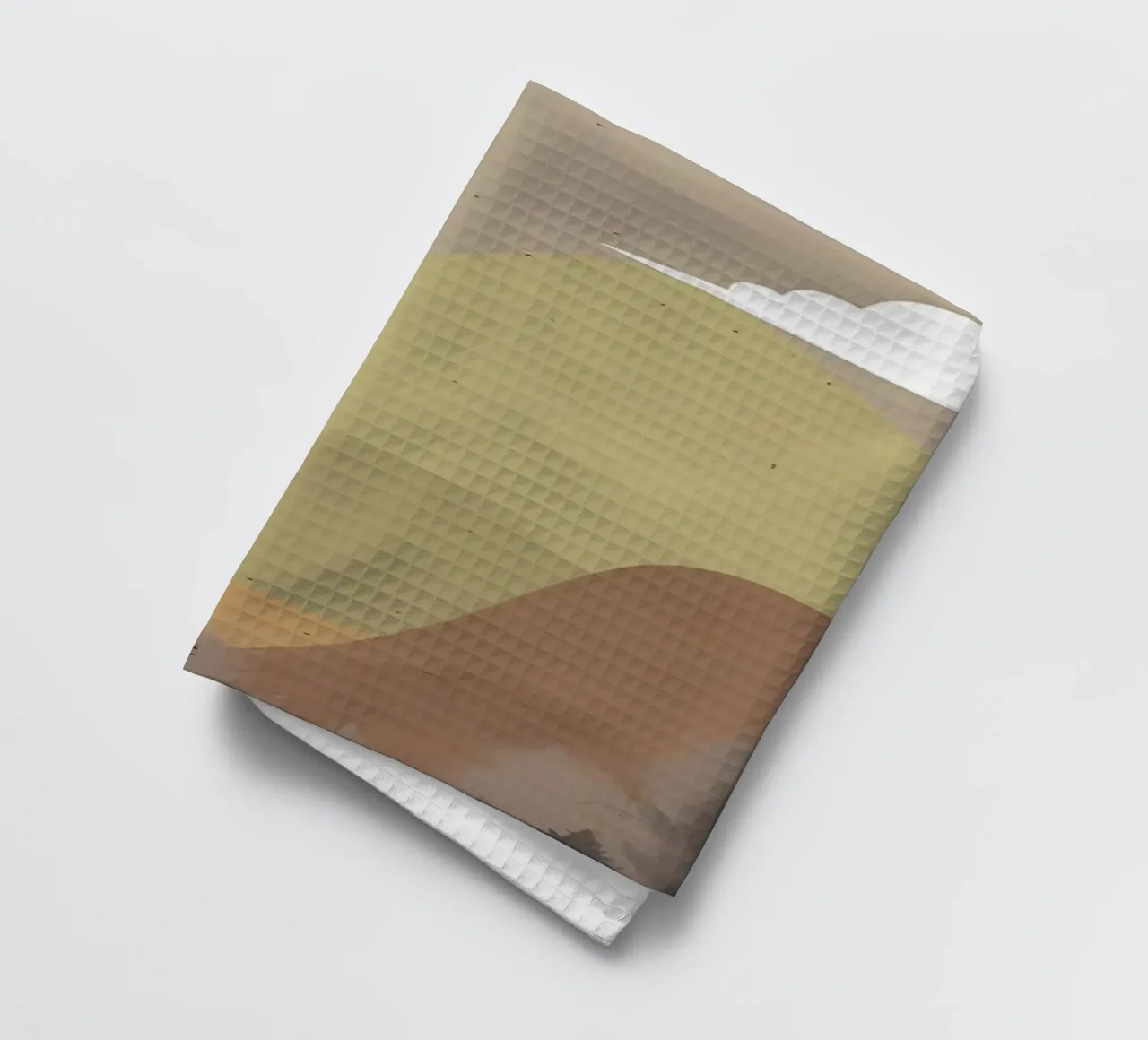 Flat Illustration Mount tea towel by Bartosz Powalka