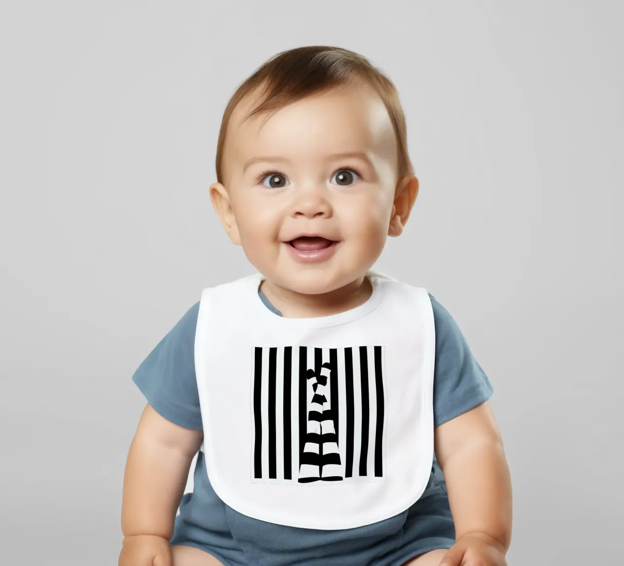 Striping legs baby slabbetje van Ctoft