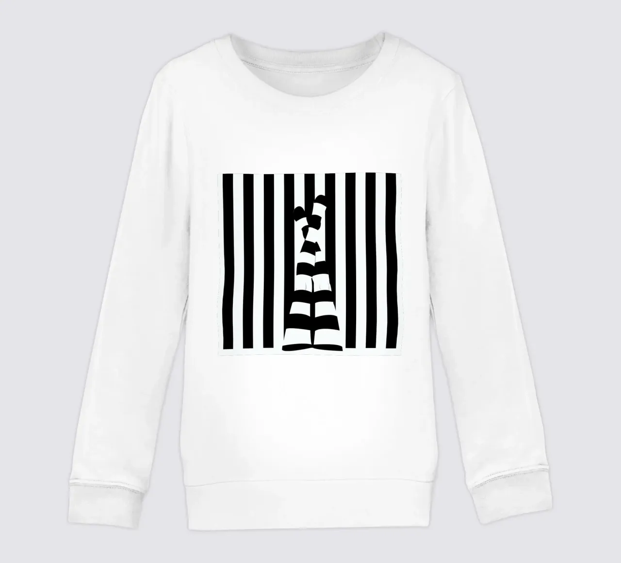 Striping legs kids sweatshirt by Ctoft