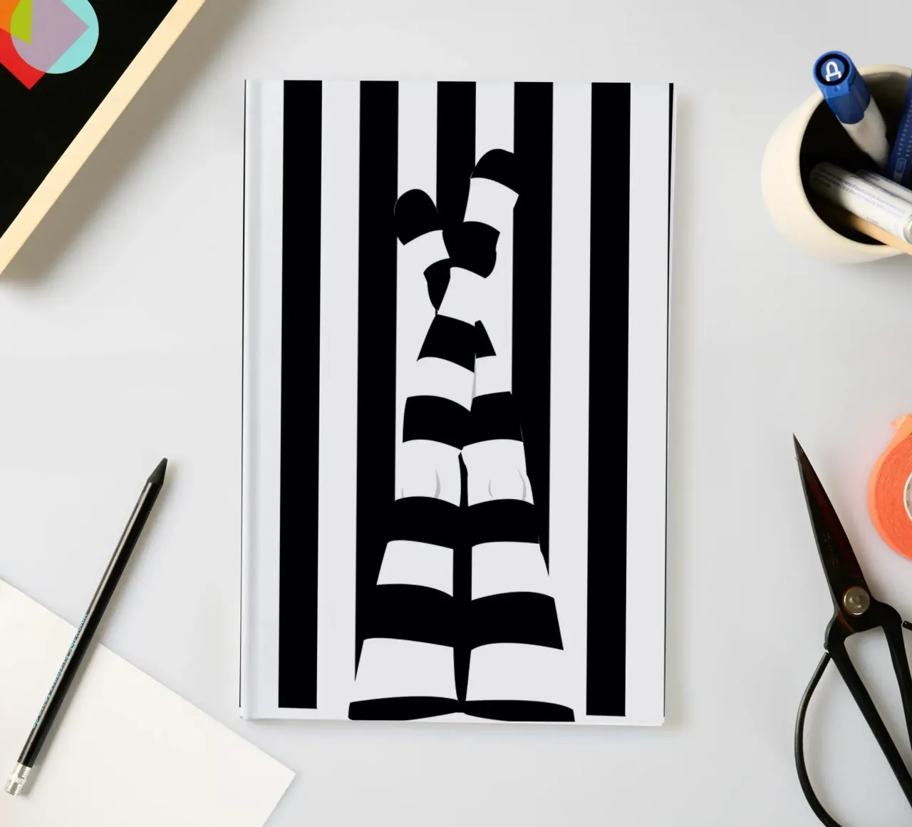 Striping legs notebook by Ctoft