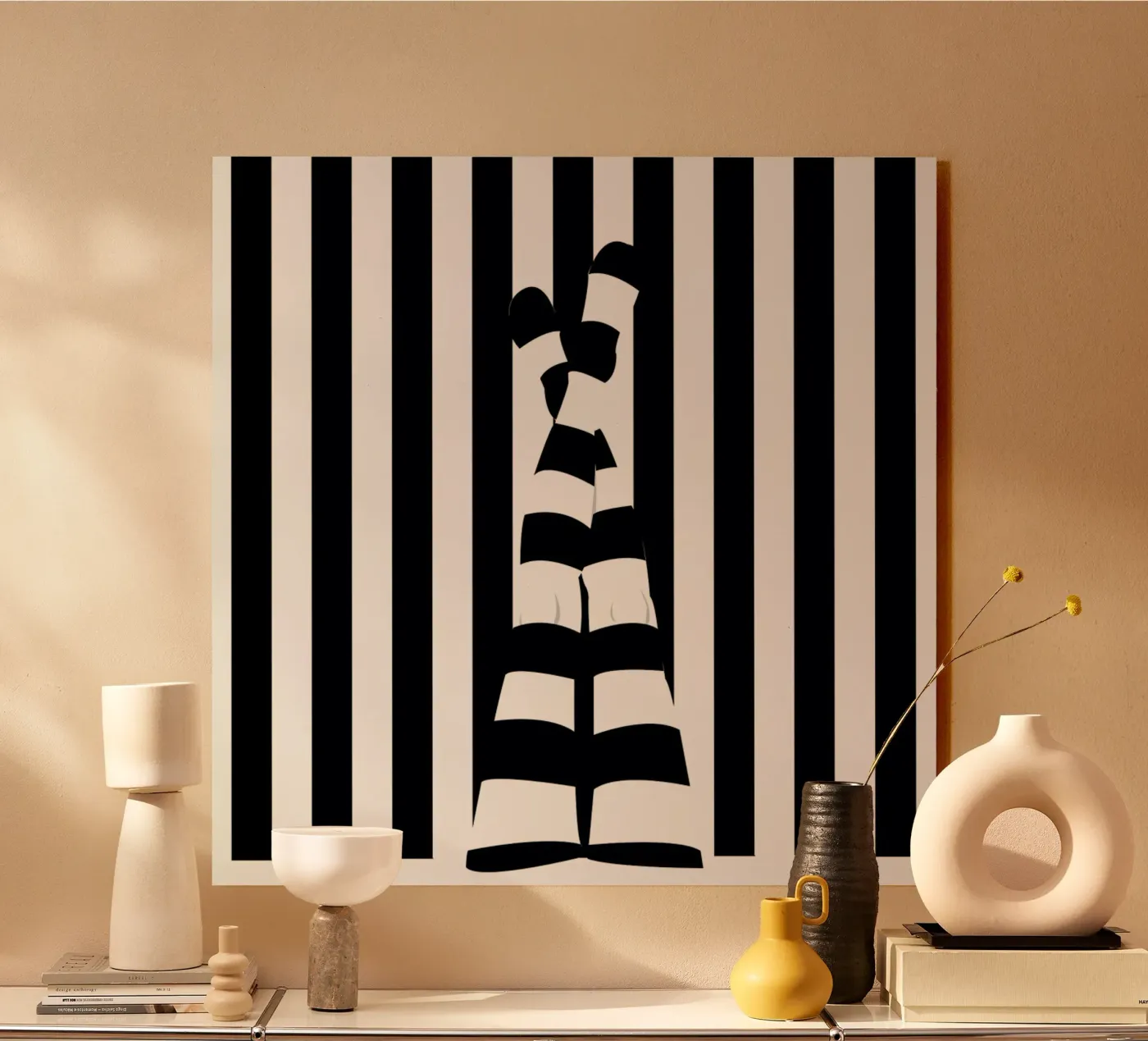 Striping legs acryl van Ctoft