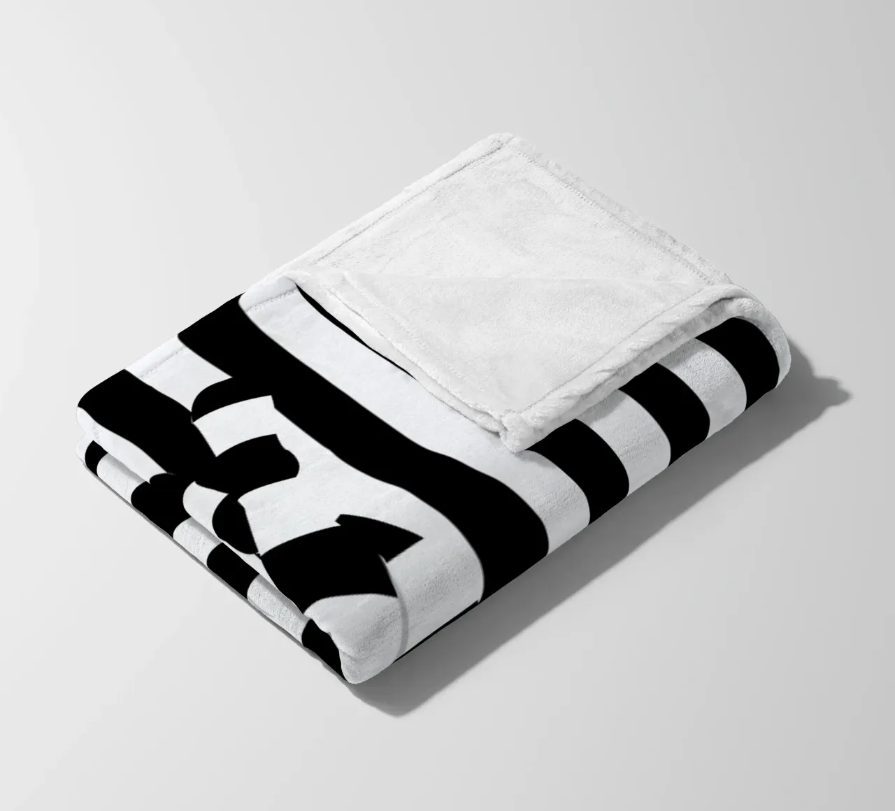 Striping legs fleece blanket by Ctoft