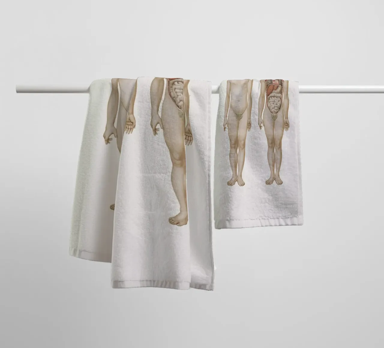 Anatomy asciugamano da bagno da Flora & Fauna