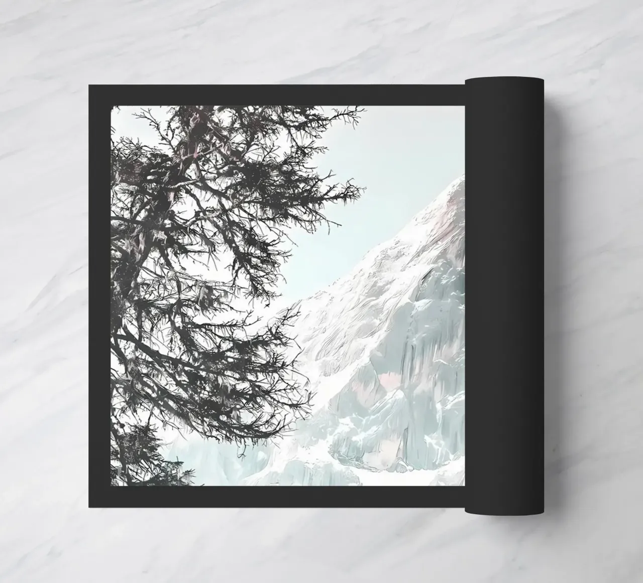 Sempreverdi innevati zerbino da Matthew Katz