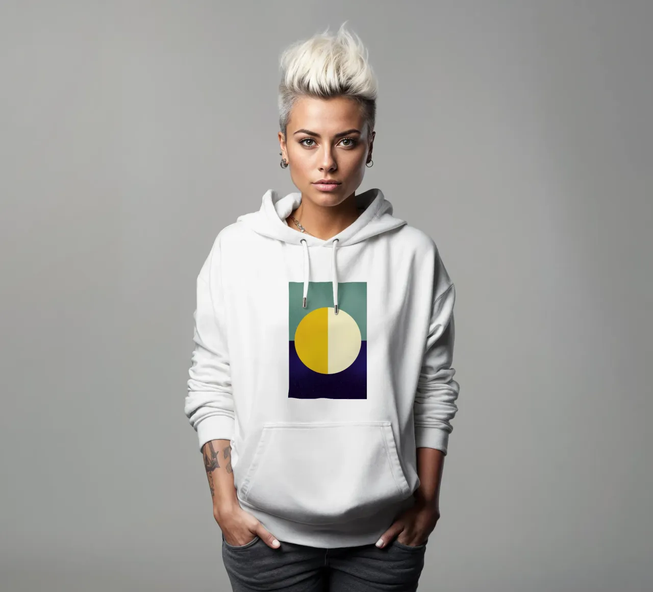 Light and Dark felpa con cappuccio da daylight design studio