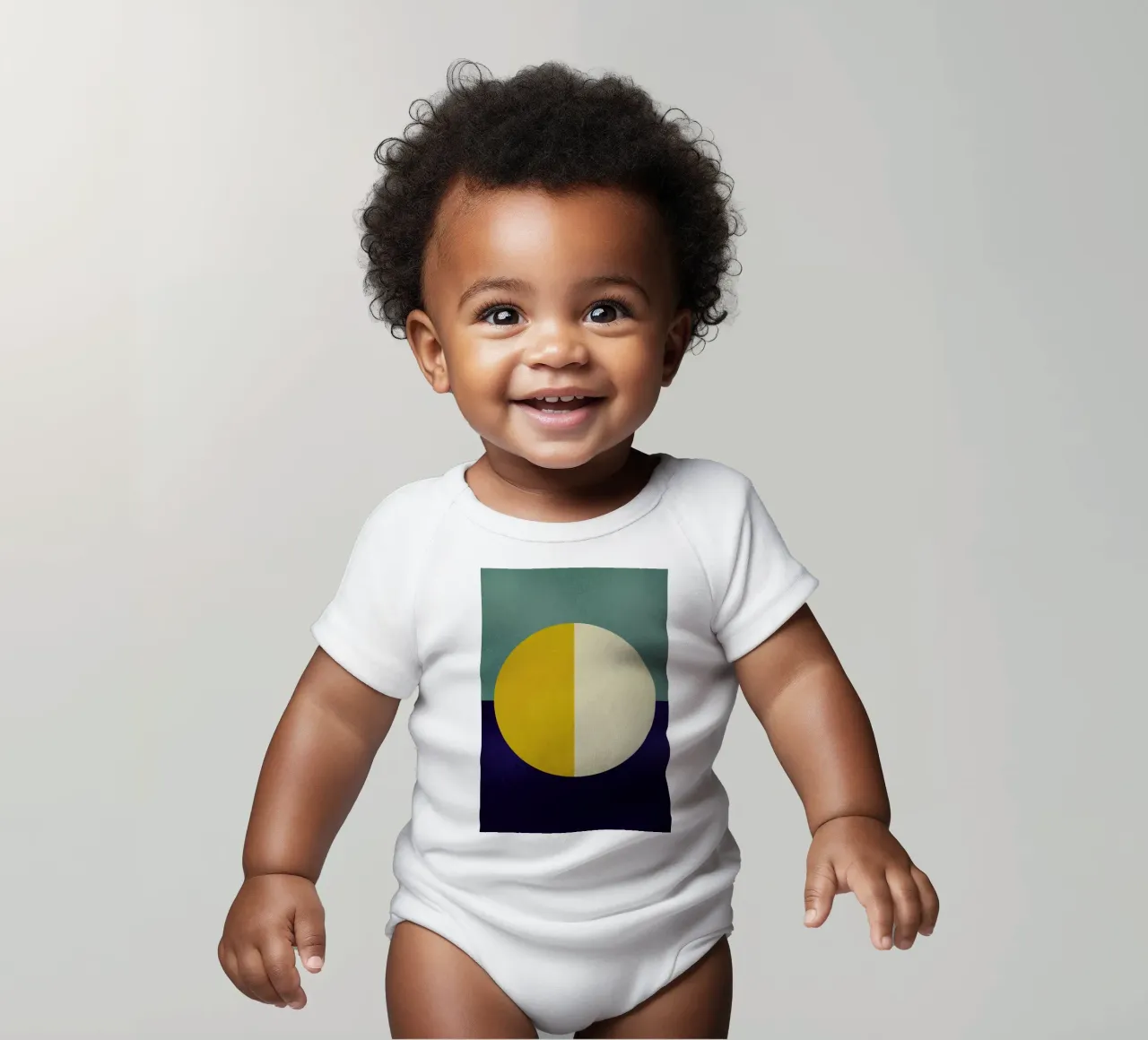 Light and Dark body neonato maniche corte da daylight design studio
