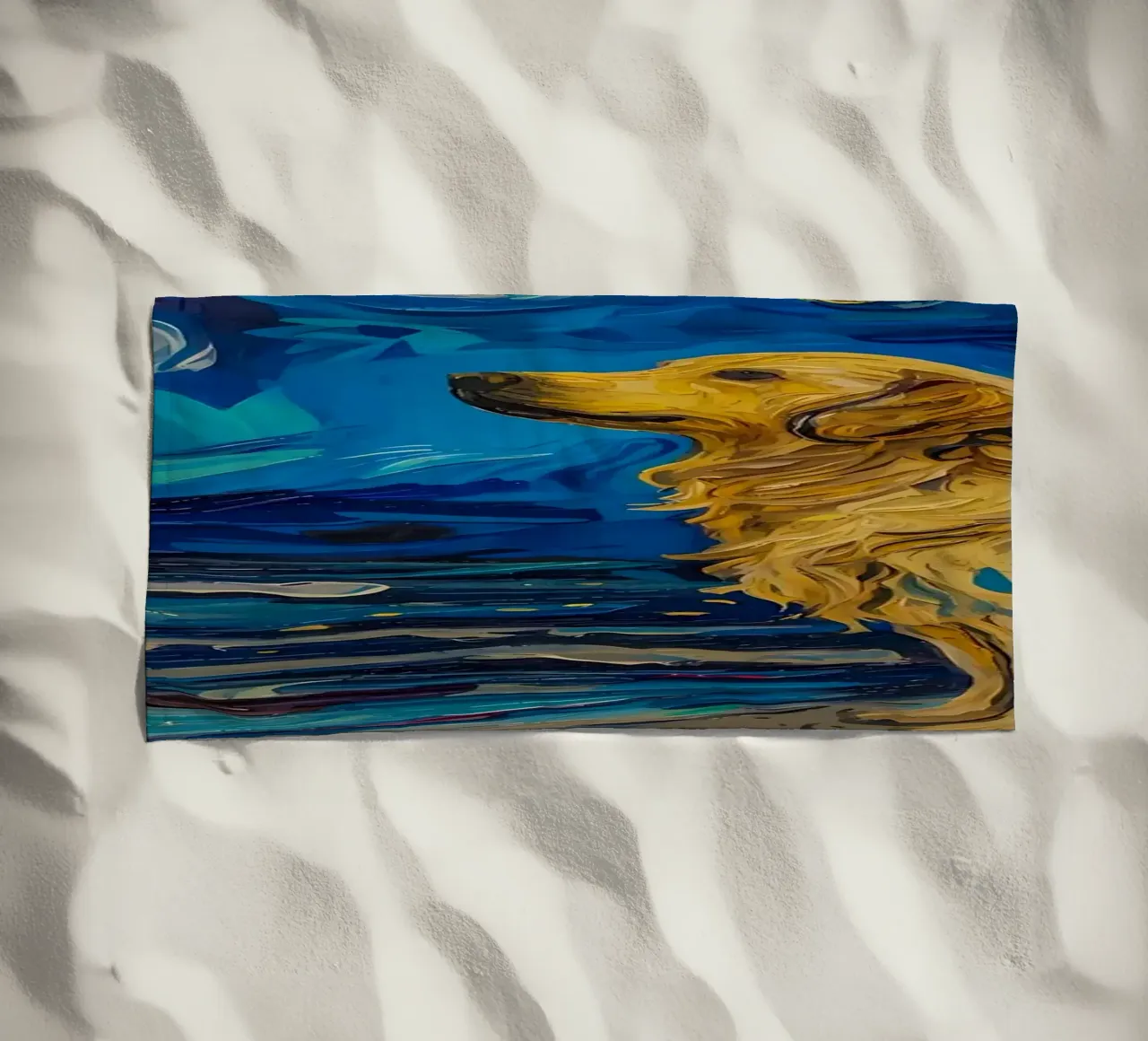 cane vangogh telo mare da Adrian Patel
