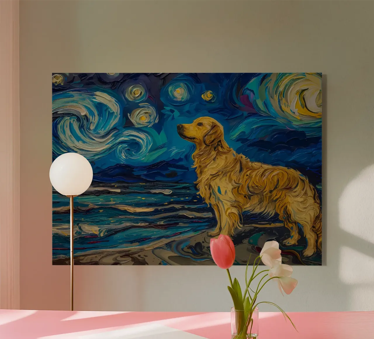 cane vangogh plexiglass da Adrian Patel