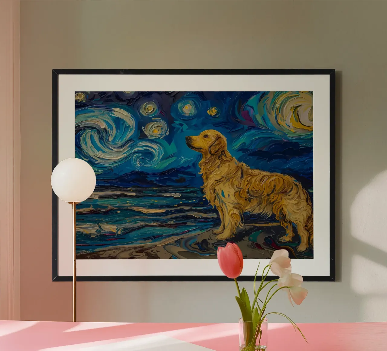cane vangogh poster da Adrian Patel