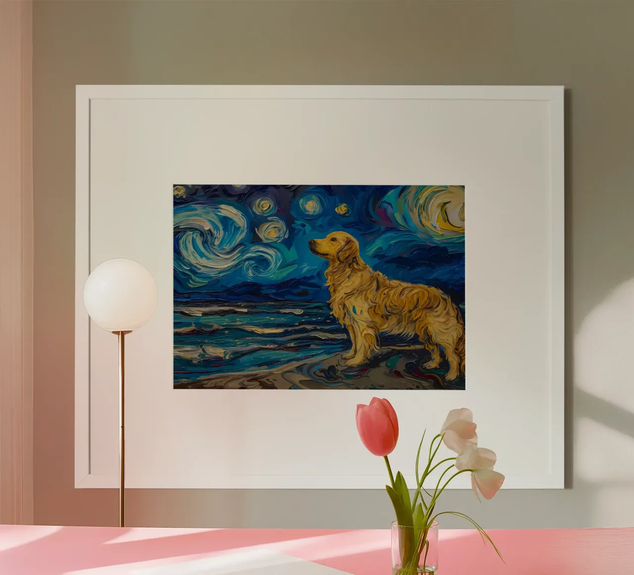 cane vangogh poster da Adrian Patel