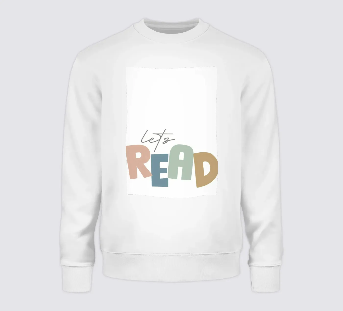 Lets Read sweatshirt by Aiden Garcia