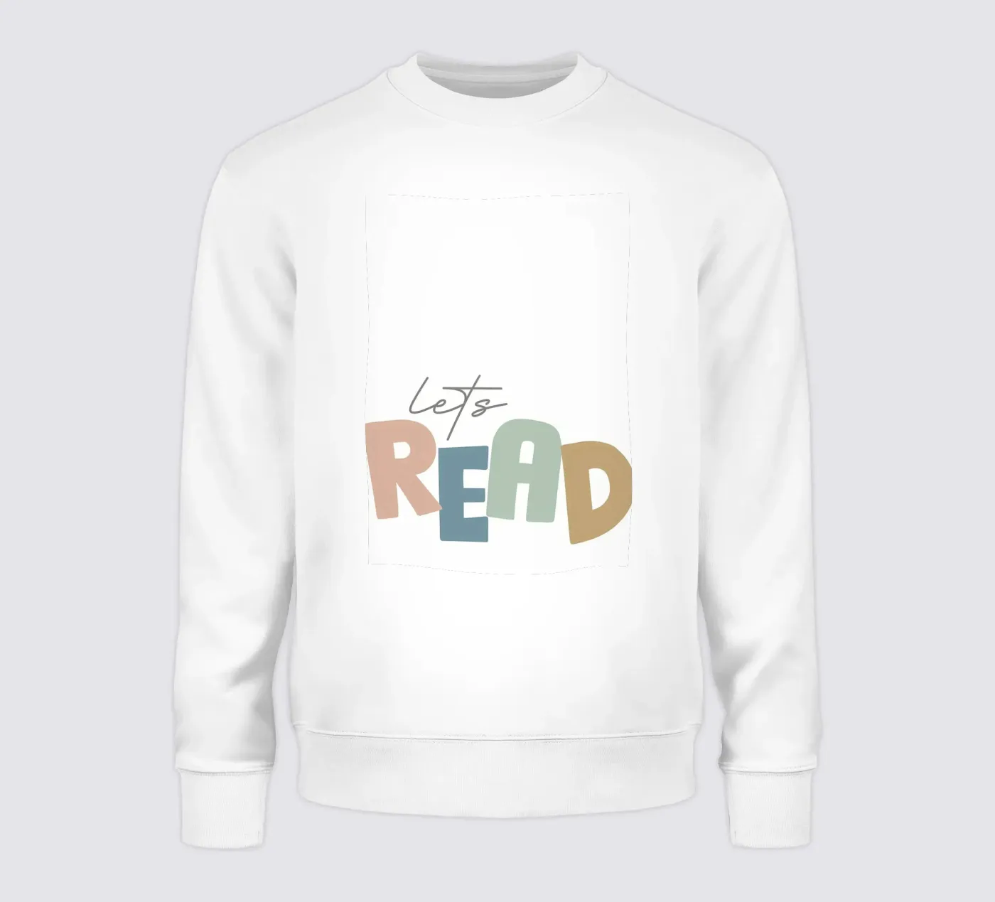 Lets Read sweatshirt by Aiden Garcia