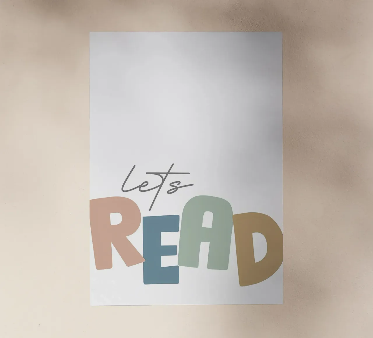 Lets Read backlit folie van Aiden Garcia