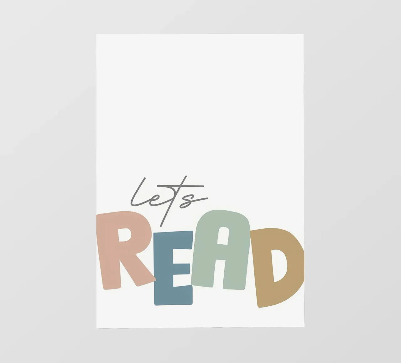 Lets Read backlit folie van Aiden Garcia