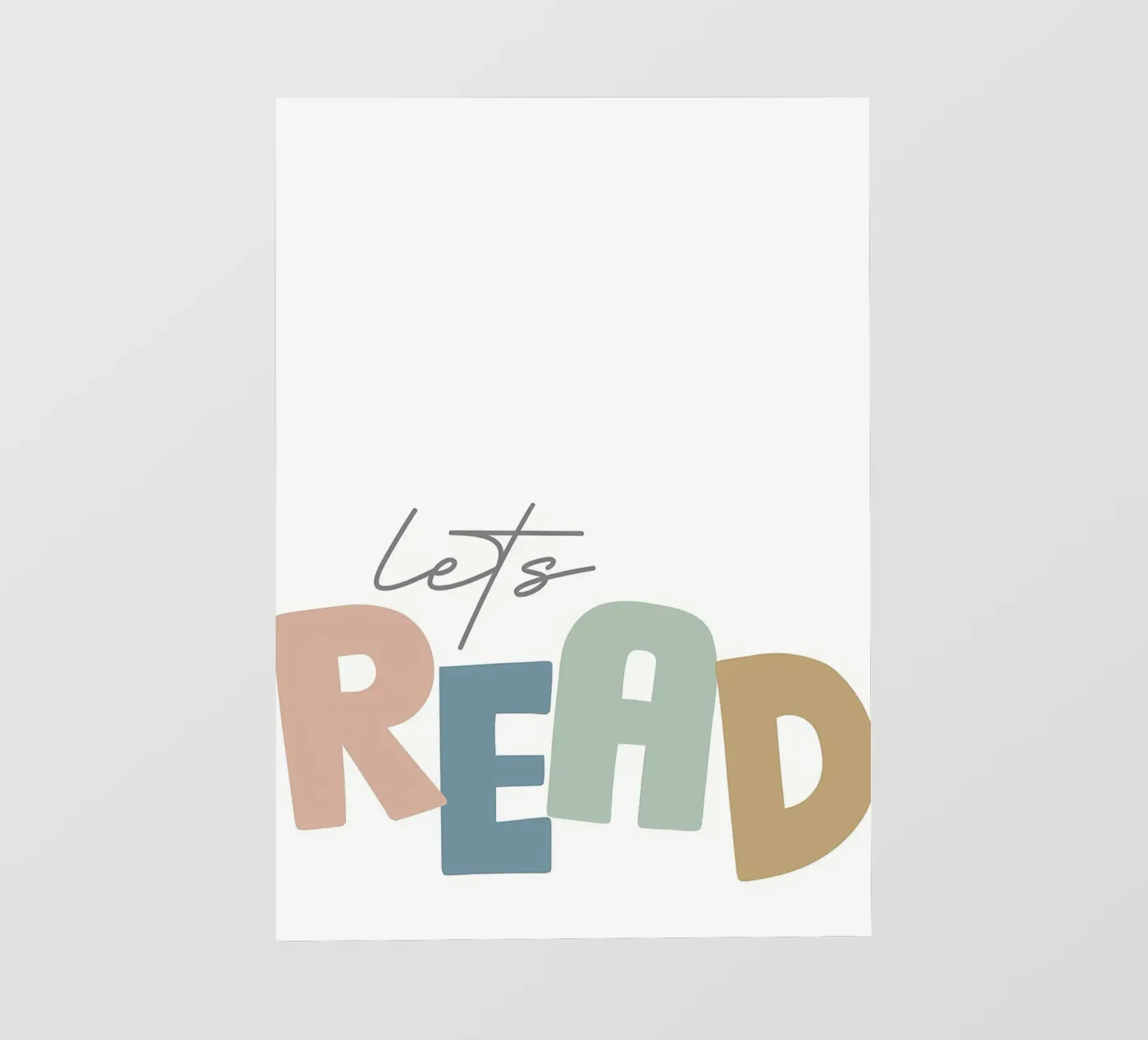 Lets Read fotobehang van Aiden Garcia