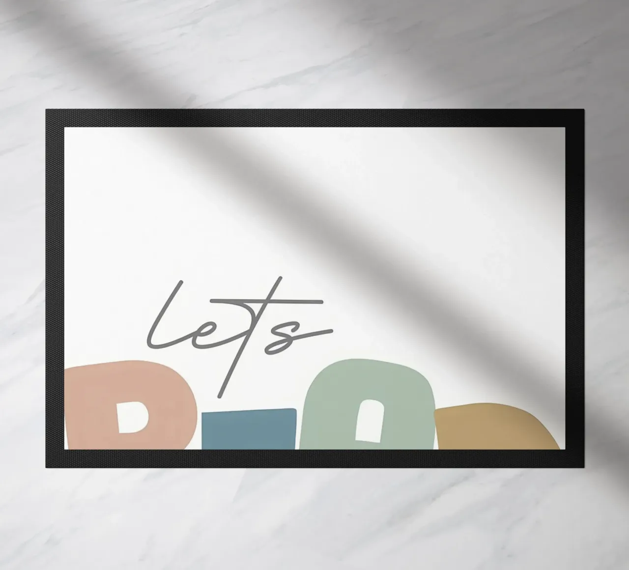 Lets Read doormat by Aiden Garcia