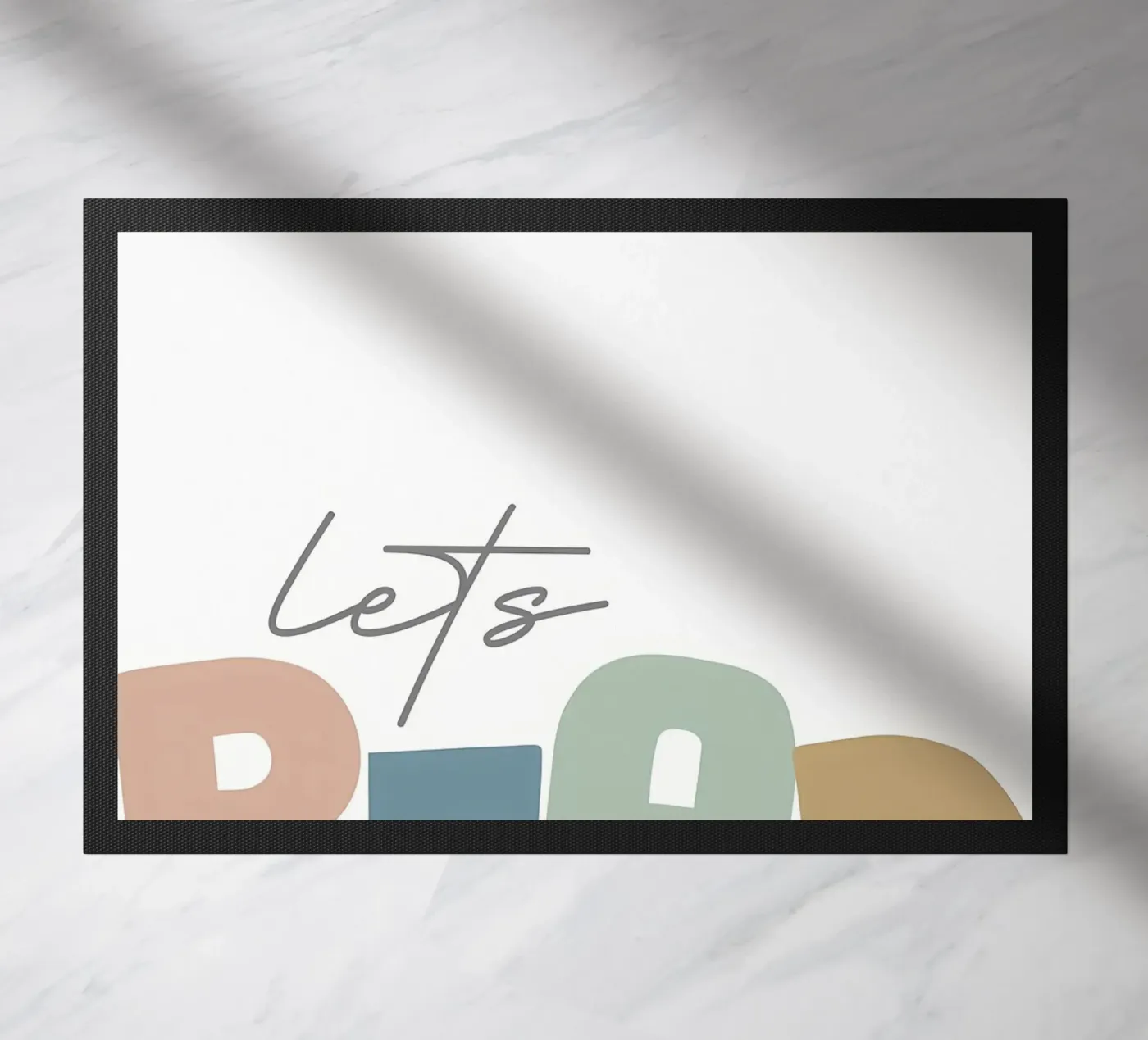 Lets Read doormat by Aiden Garcia