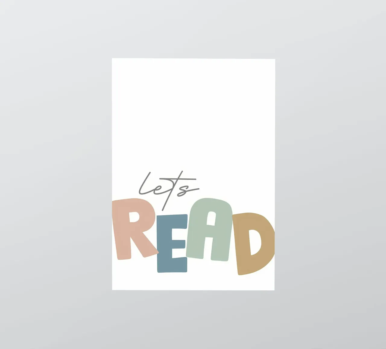 Lets Read sticker van Aiden Garcia
