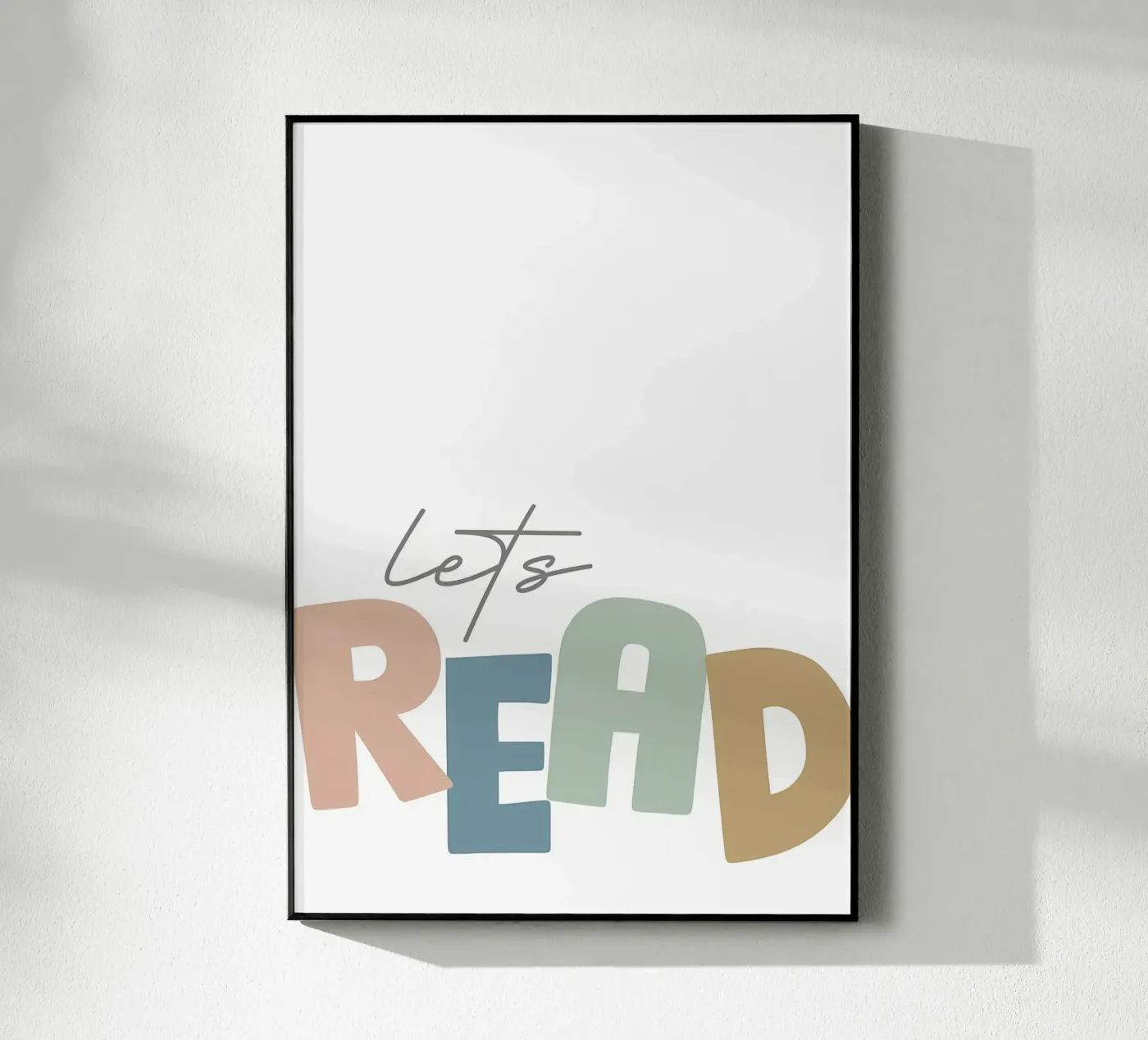 Lets Read plexiglass da Aiden Garcia