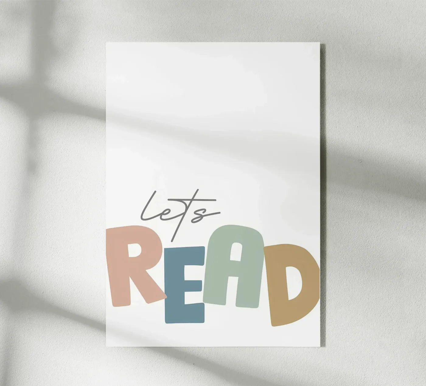 Lets Read plexiglass da Aiden Garcia