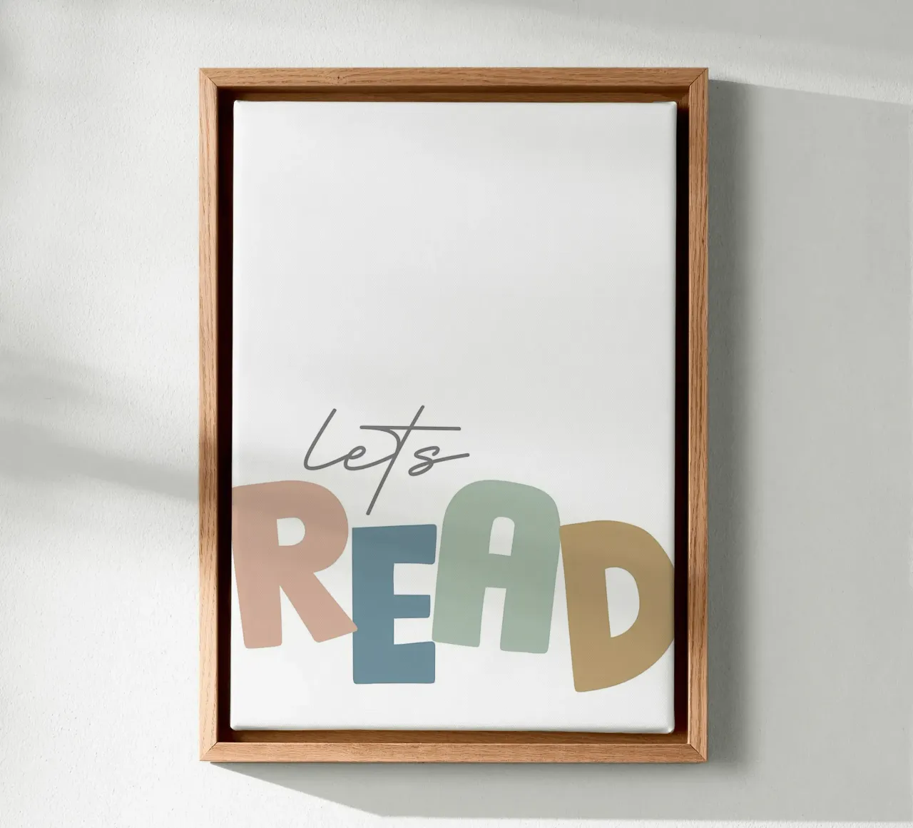 Lets Read canvas van Aiden Garcia