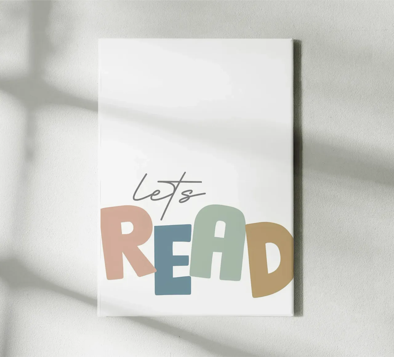Lets Read canvas van Aiden Garcia