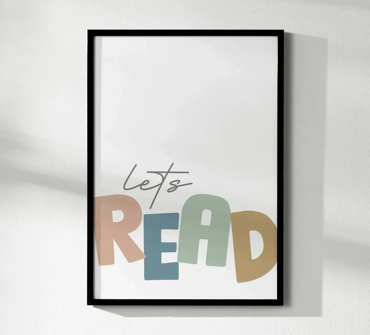 Lets Read poster van Aiden Garcia