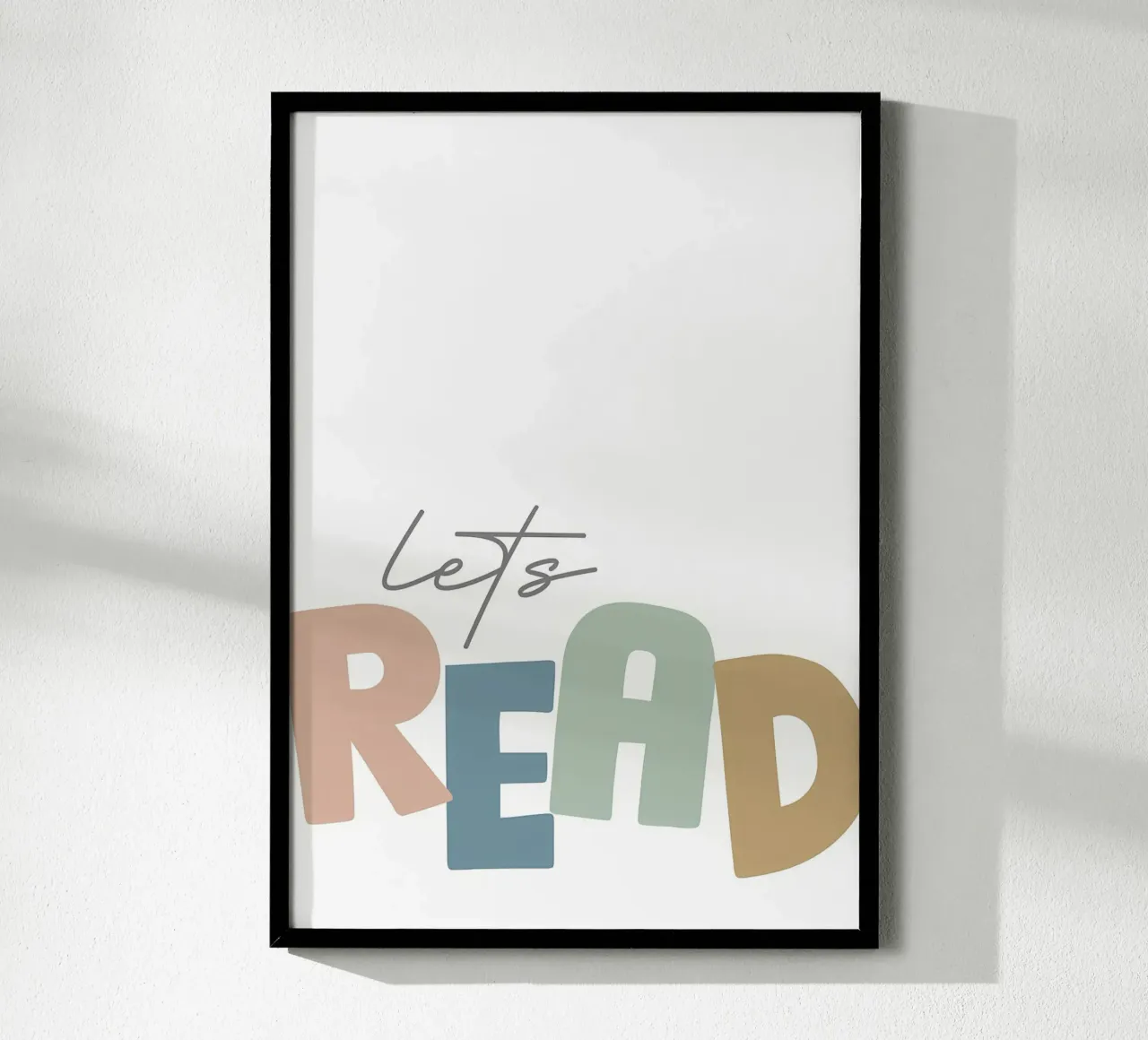 Lets Read poster van Aiden Garcia