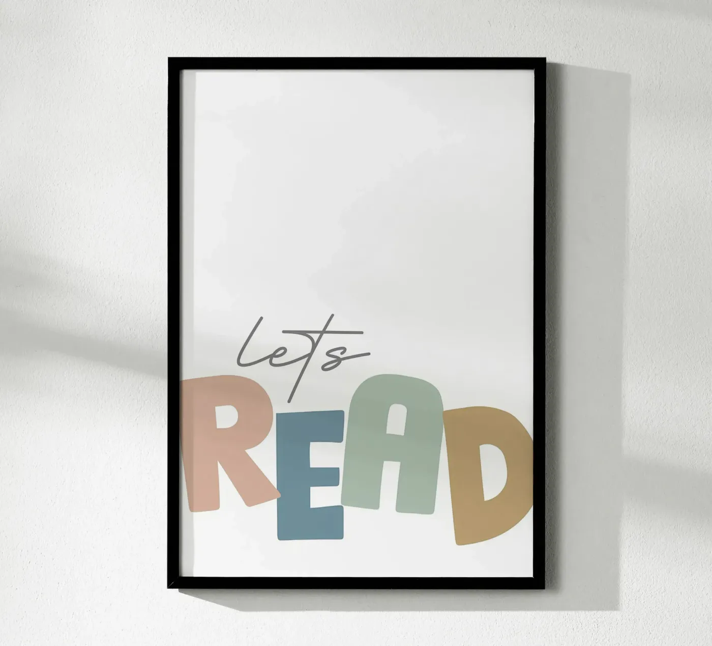 Lets Read poster van Aiden Garcia