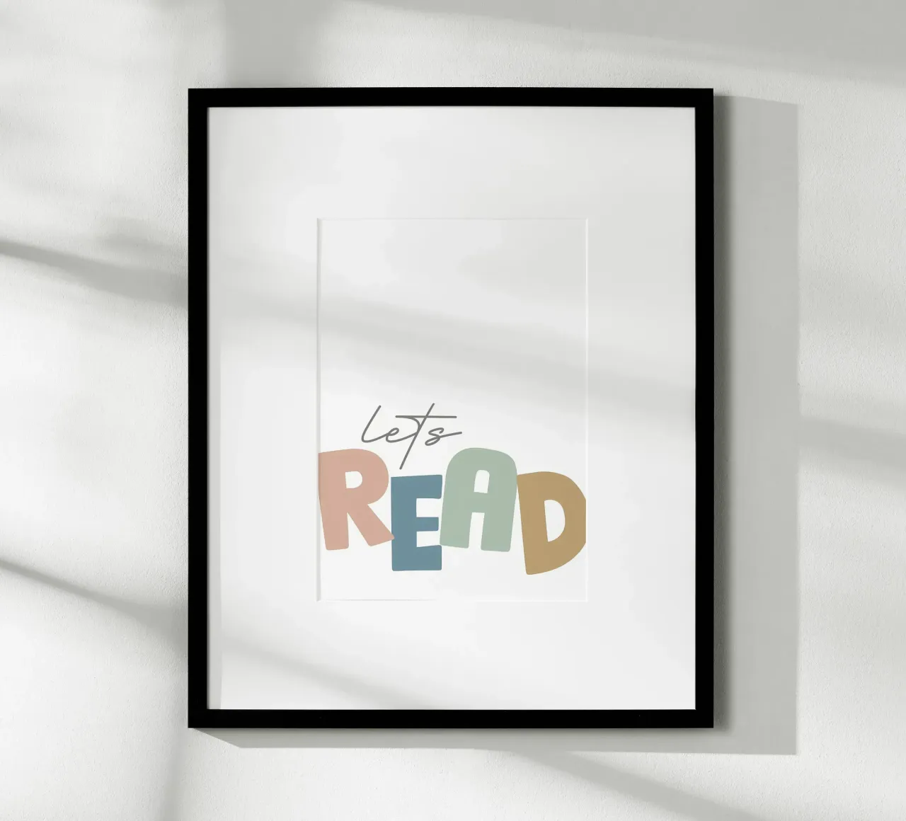 Lets Read poster van Aiden Garcia