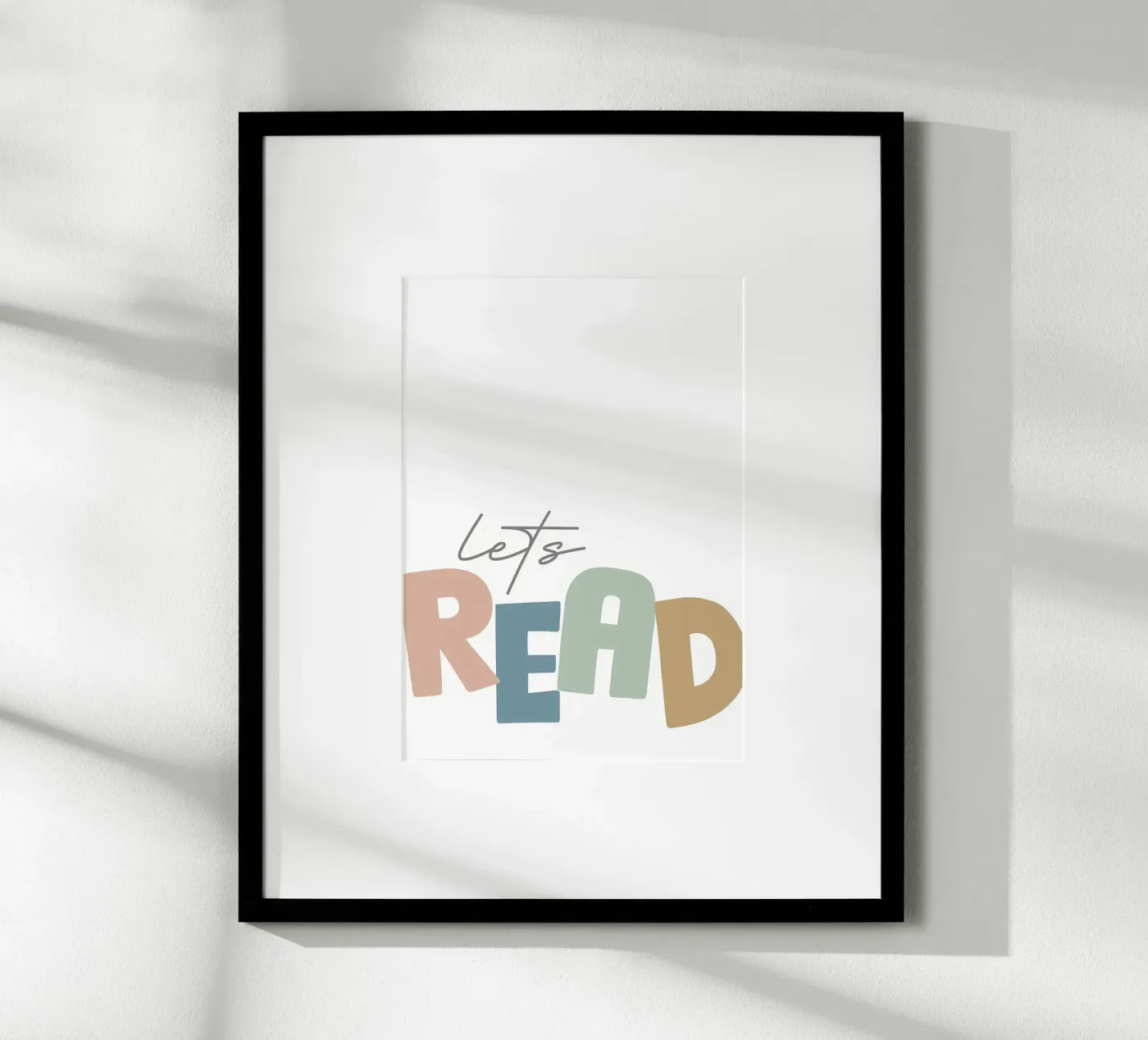 Lets Read poster van Aiden Garcia