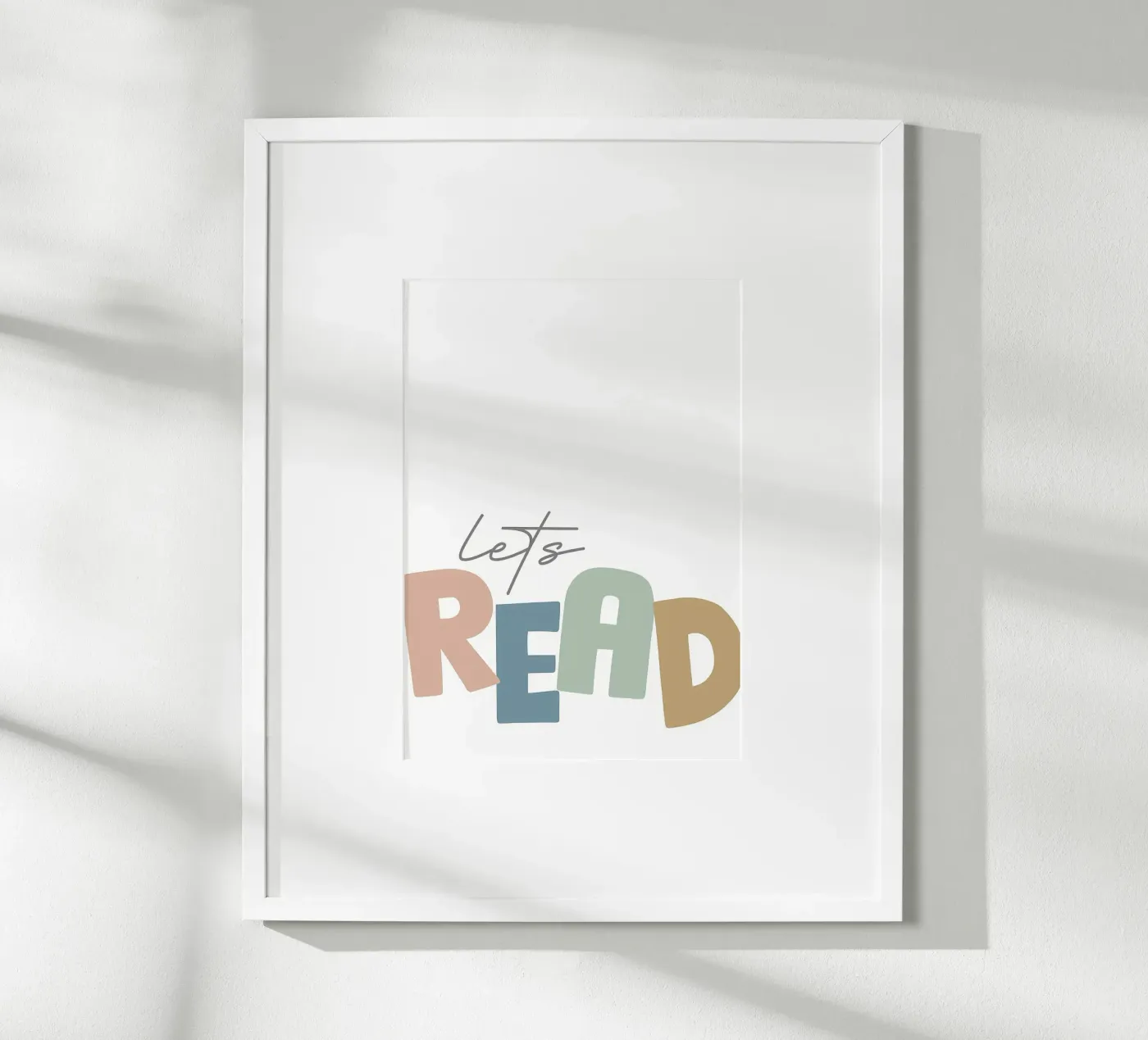 Lets Read poster van Aiden Garcia