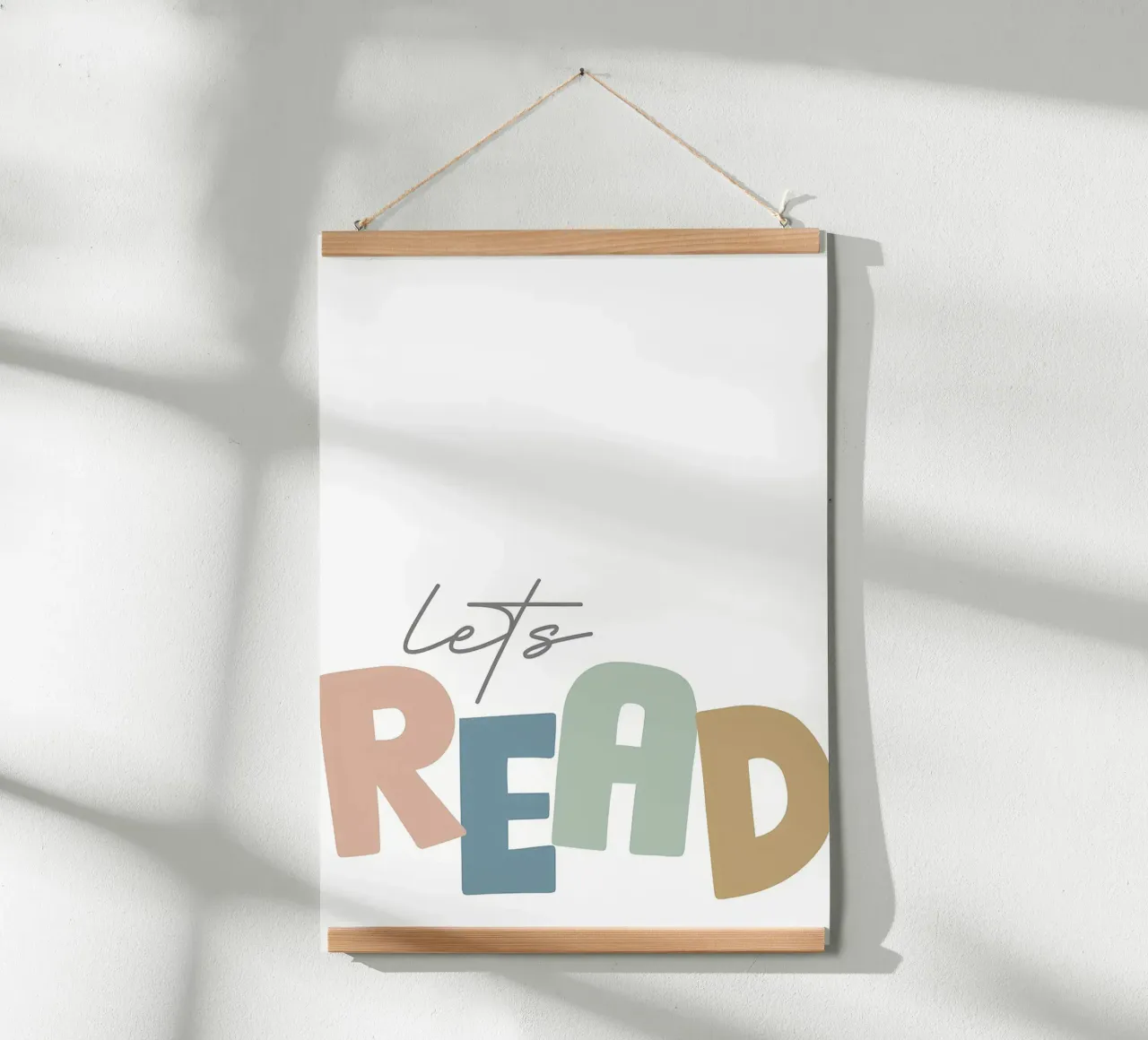 Lets Read poster van Aiden Garcia