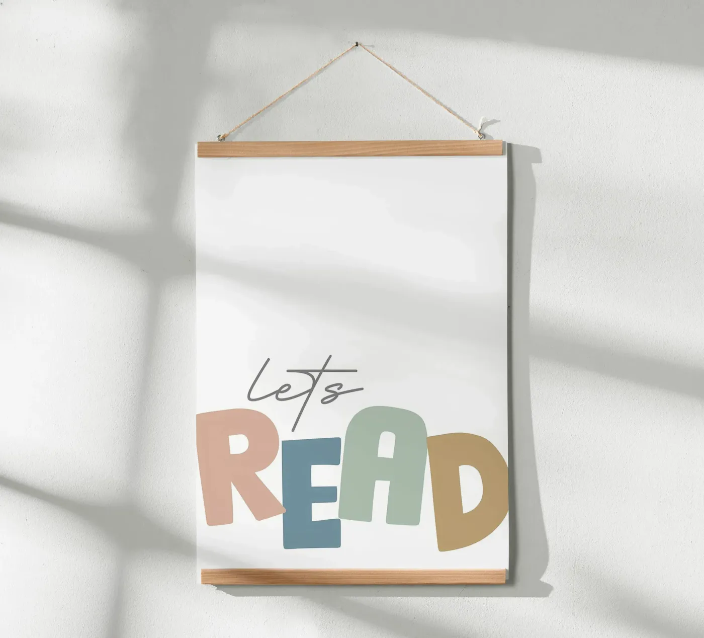 Lets Read poster van Aiden Garcia