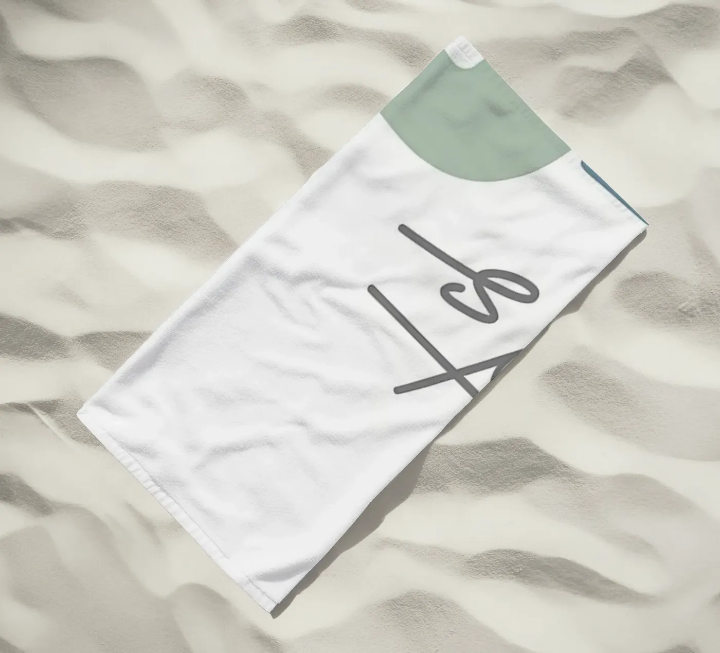 Lets Read beach towel by Aiden Garcia