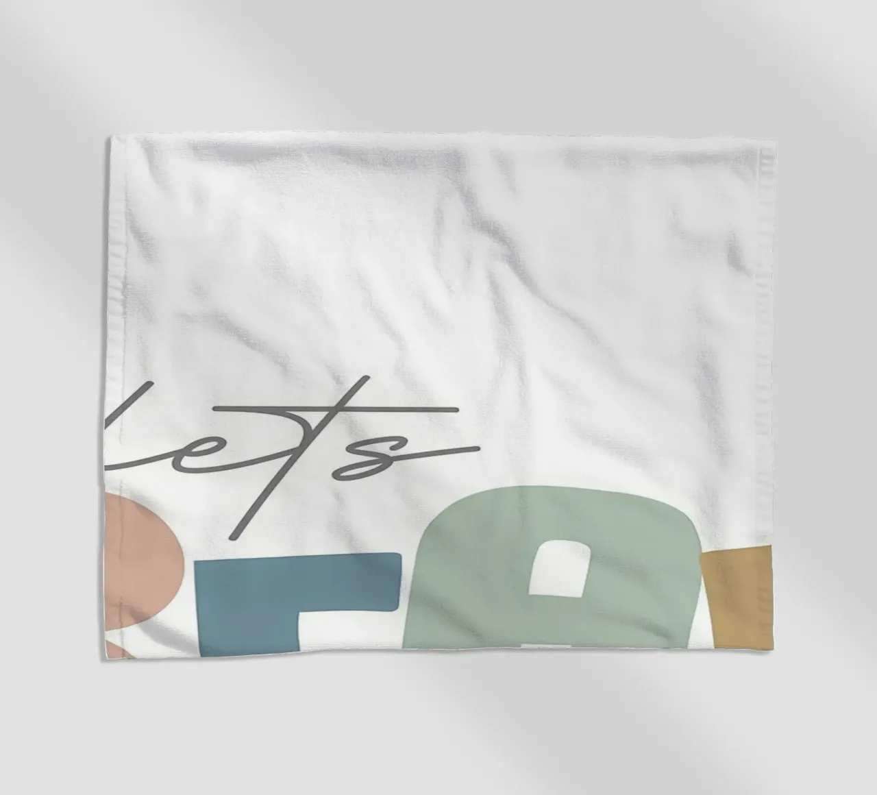 Lets Read strandhanddoek van Aiden Garcia